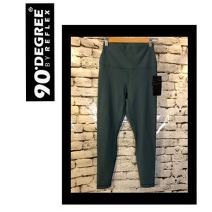 90 DEGREES BY REFLEX RIBBED LEGGINGS